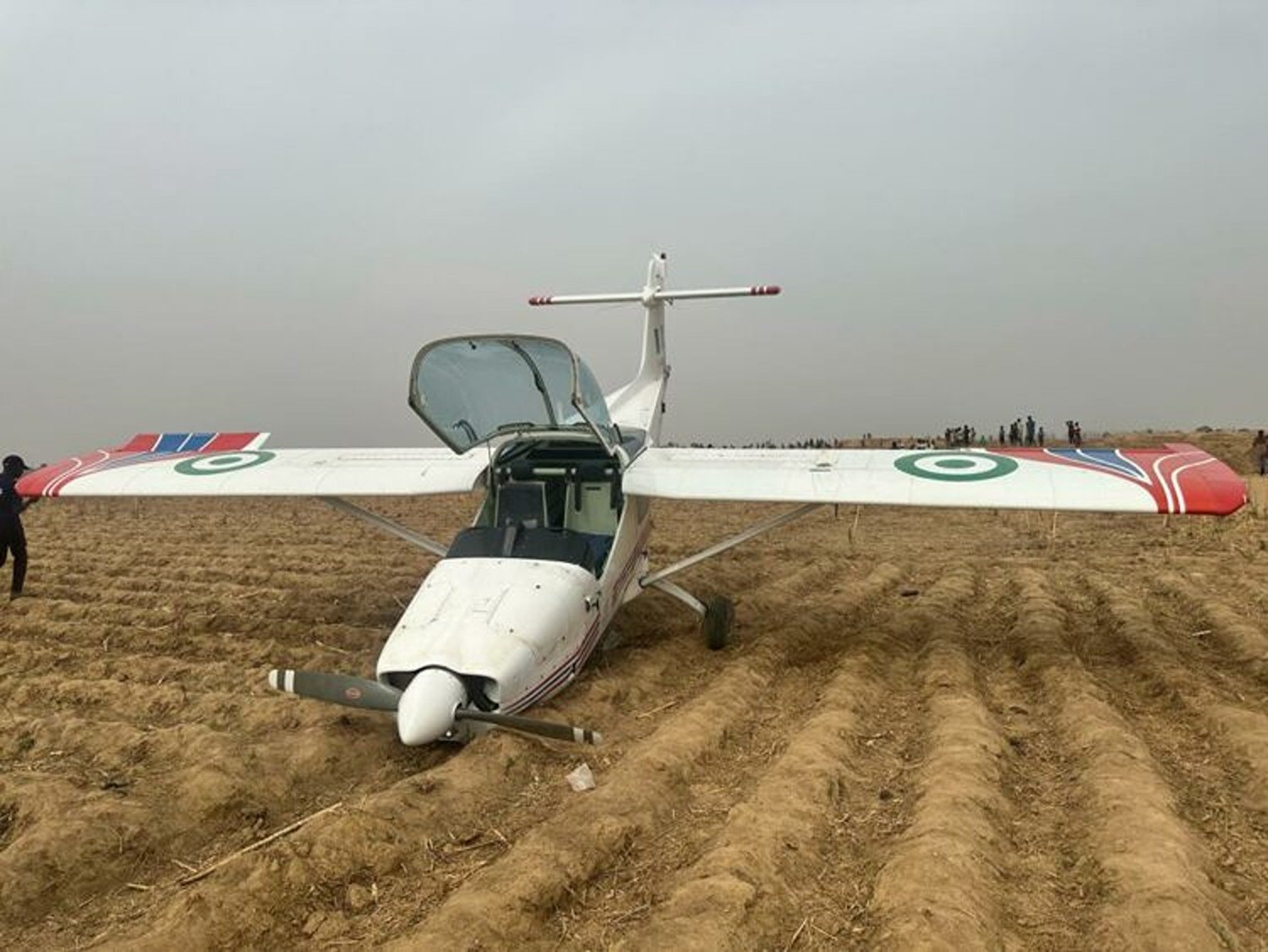 BREAKING: Nigerian Air Force Plane Crashes In Kaduna State