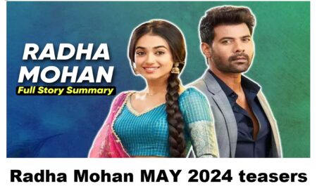 Zeeworld Series Radha Mohan May 2024 Teasers