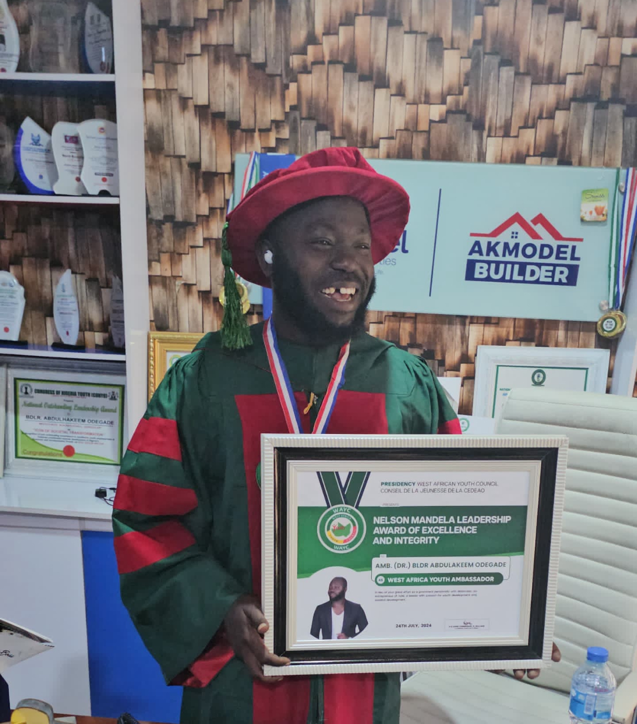 Akmodel MD, Abdulhakeem Odegade Appointed As West Africa Youth Ambassador