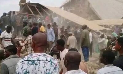 Students Trapped in Jos School Building Collapse