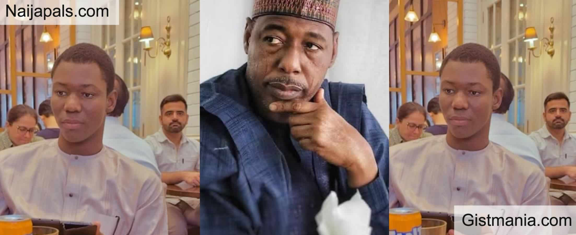 Governor Zulum Son, Umar Zulum Umara Arrested in India for Murder Over A Woman