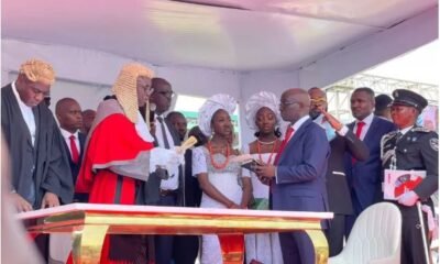 JUST IN: Senator Monday Okpebholo Sworn In As Edo Governor