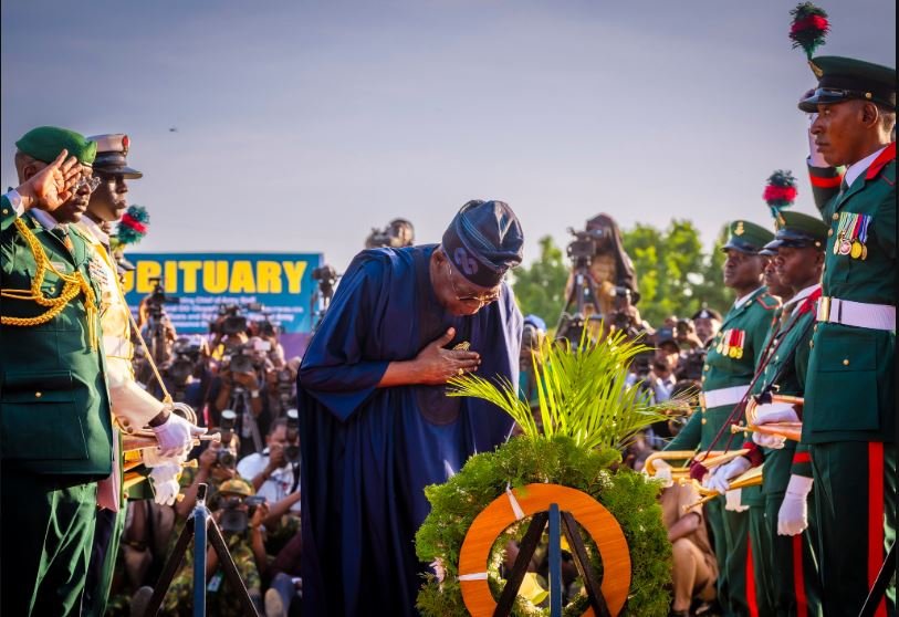 President Tinubu Honours Late COAS Lagbaja With Posthumous National Award [Video]