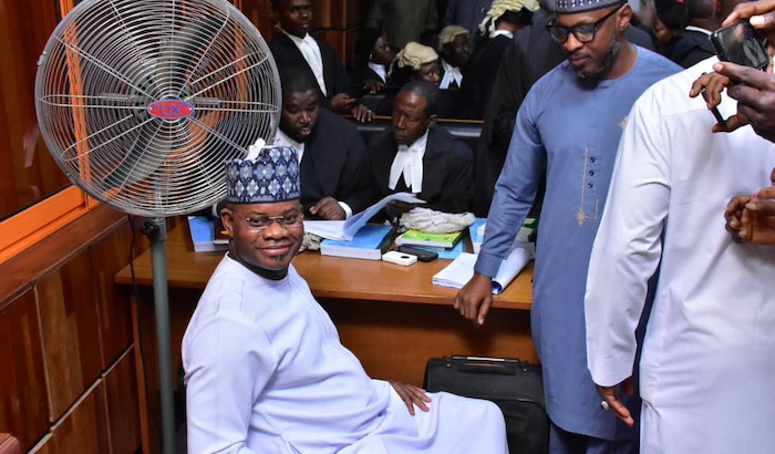 Court Grants Yahaya Bello N500m Bail in N80 Billion Fraud Case