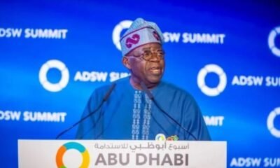 President Tinubu Reveals Cornerstone of His Administration At 2025 Abu Dhabi Sustainability Week