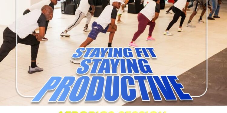 ACAMB Champions Bankers Wellness with Aerobics Fitness Session