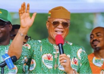 Akwa Ibom Governor, Pastor Umo Eno Officially Defects from PDP to APC [Video]