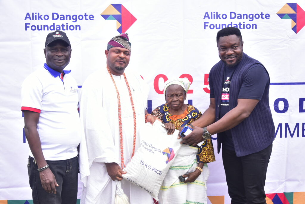 Hunger: Aliko Dangote Foundation’s Free Rice Excites Host Communities of Ibese, Itori, Ijebu-Igbo