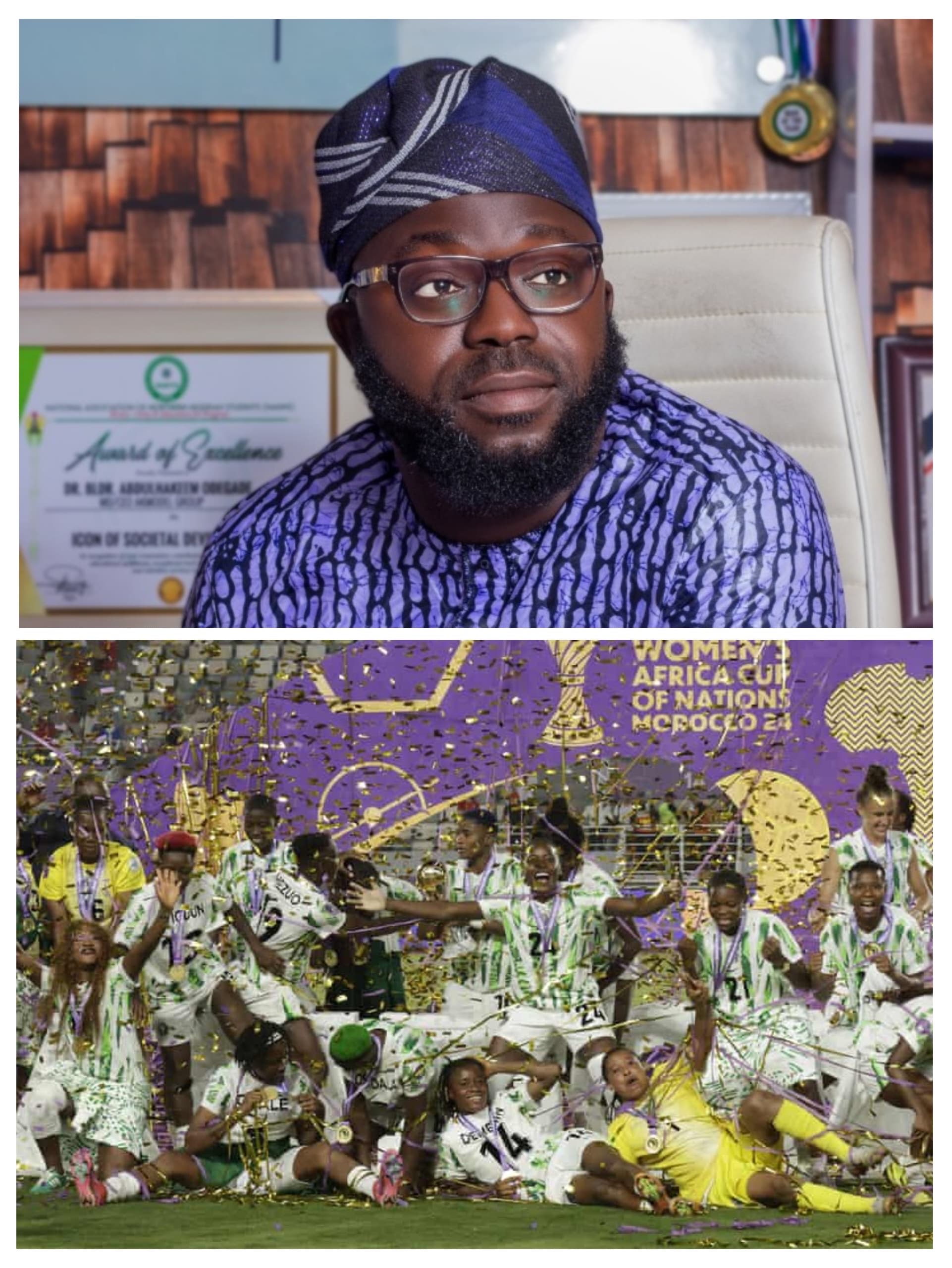 Akmodel Boss Congratulates Super Falcons on WAFCON 2024 Victory