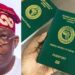 Tinubu Government Increases Nigerian Passport Fees To ₦100k and ₦200k