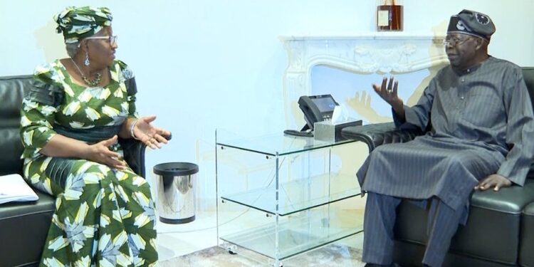 WTO DG, Ngozi Okonjo-Iweala Visits President Tinubu, Tells Him What To Do About Nigerian Economy