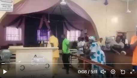 WATCH: Livestream from Kwara CAC Church Captures Terrorists Attacking Worshippers [Video]