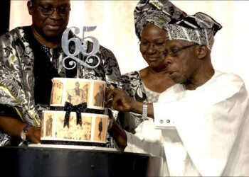 Obasanjo Speech At Fayose Birthday: 'You Belong To The Zoo', Fayose Blasts OBJ