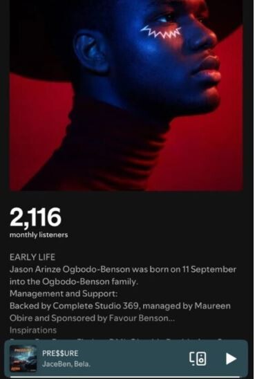 JaceBen Celebrates Streaming Milestone as Ileke Gains Strong Listener Support