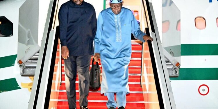 President Bola Tinubu Returns To Nigeria After 21 Days Abroad