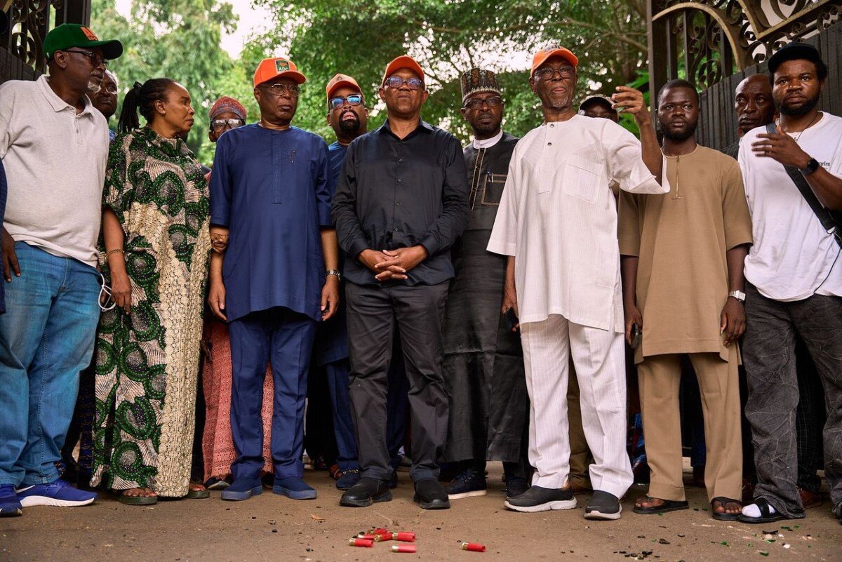 BREAKING: Peter Obi, ADC Leaders Attacked in Edo State [Video, Photos]