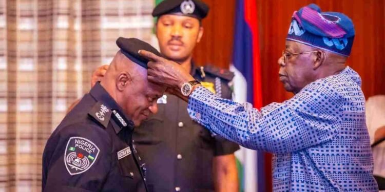 President Bola Tinubu Decorates Tunji Disu As New Acting IGP