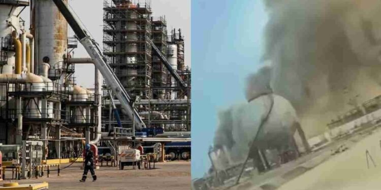 Iran Bombs Saudi Arabia Aramco Ras Tanura Oil Refinery [Video]