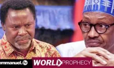 TB Joshua Returns From Mountain With 'Strong Message' For Buhari