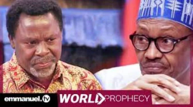 TB Joshua Returns From Mountain With 'Strong Message' For Buhari