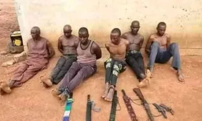 Fulani Terrorists Terrorising Southern Kaduna Arrested, Weapons Recovered (Photos)