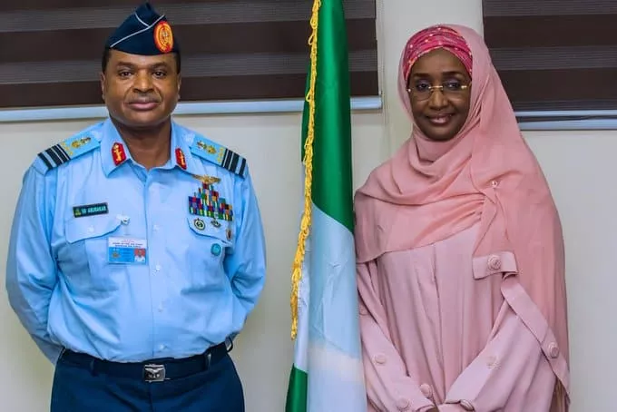 'Buhari's Mistress' Sadiya Farouq 'Marries' Chief of Air Staff