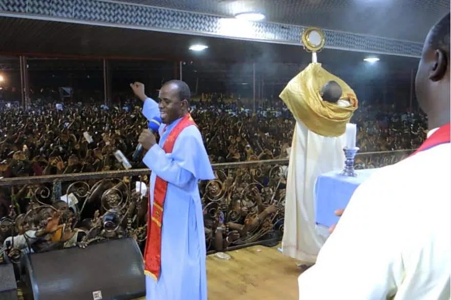 BREAKING: Father Mbaka’s Adoration Ministry Shut Down, See Why