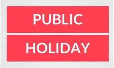 BREAKING: FG Declares 3 Days Public Holiday Ahead Of Christmas