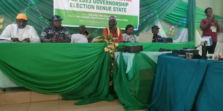 Final Benue Election Results 2023 of Governorship and State Assembly Elections