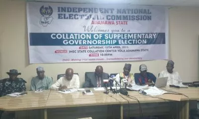 BREAKING: Finally, INEC Declares Winner of Adamawa Governorship Election 2023