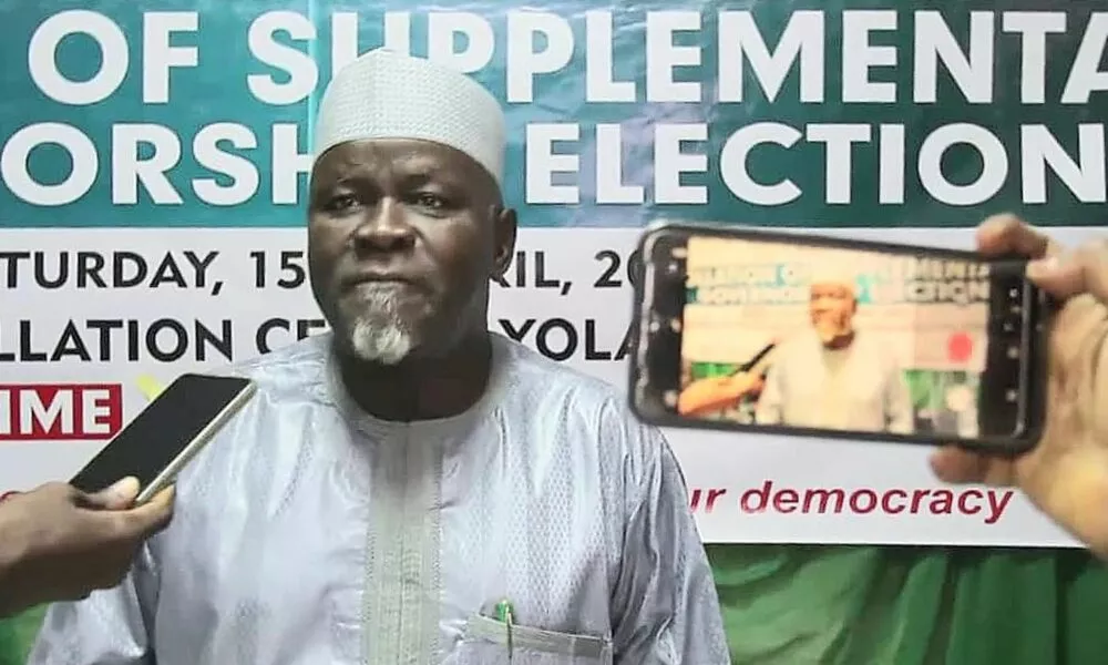 BREAKING: Finally, Police Arrest Adamawa INEC REC Hudu Yunusa-Ari